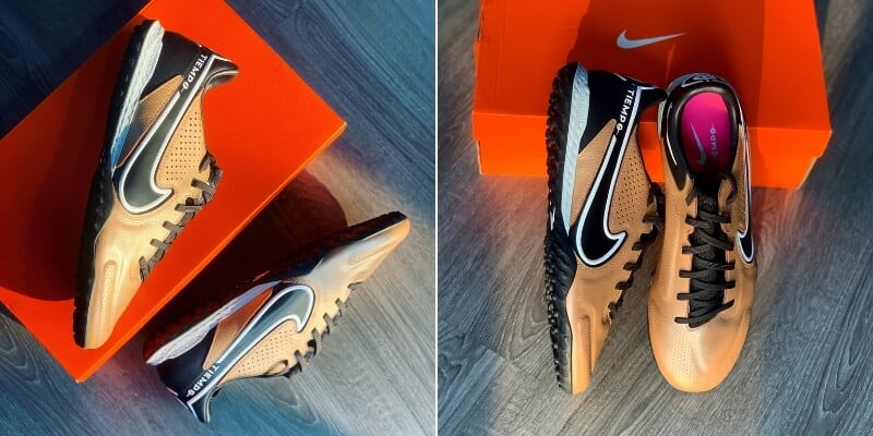 Nike Tiempo React Legend 9 Pro TF Small Sided - Nâu/Đen - DA1192-810